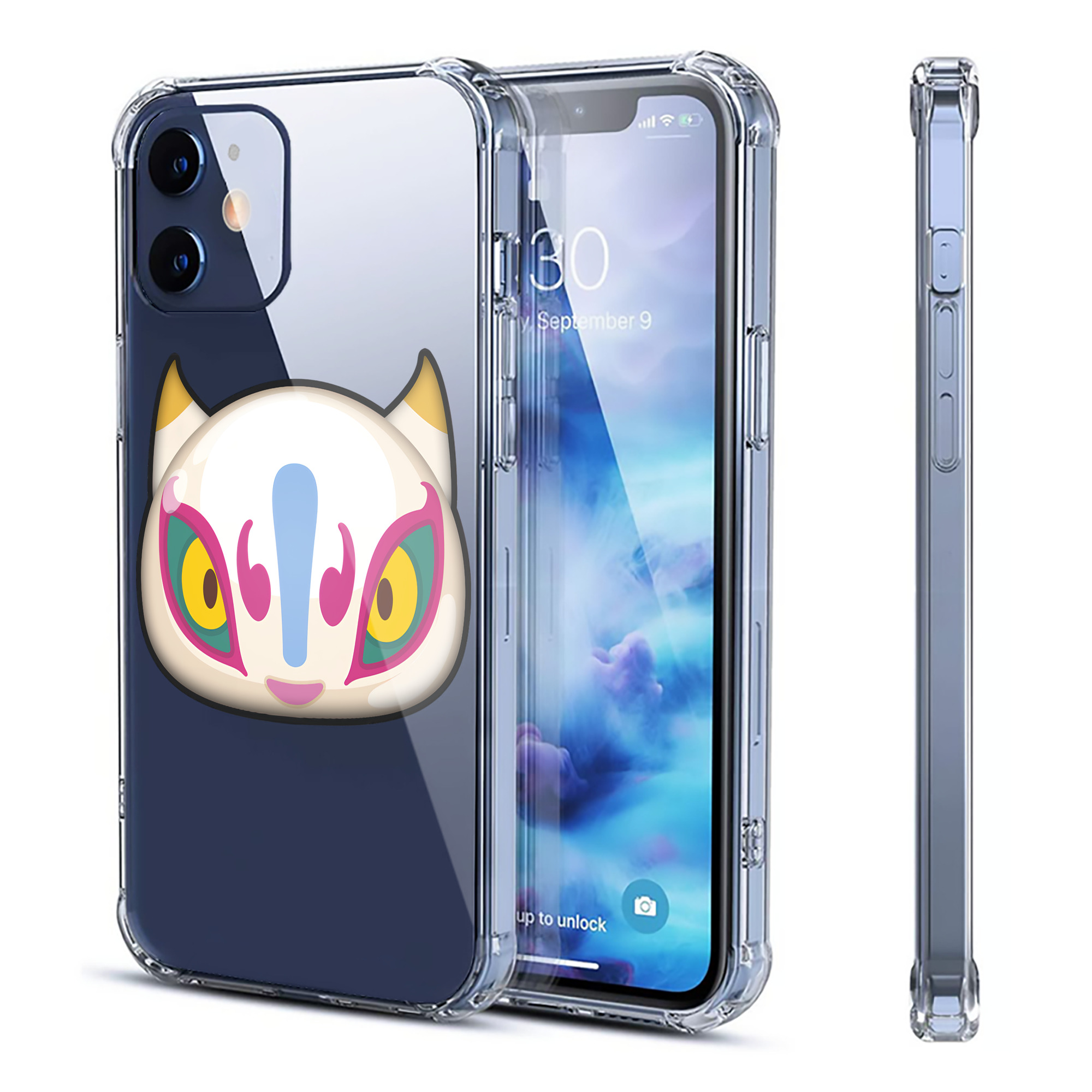 （画像用） 妖怪ウォッチ Yo-kai Watch 【iPhone 12シリーズ対応】透明スマホケース（クリアソフトケース）